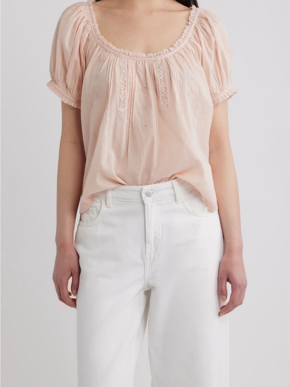 Doen Fredrerica top blush pink